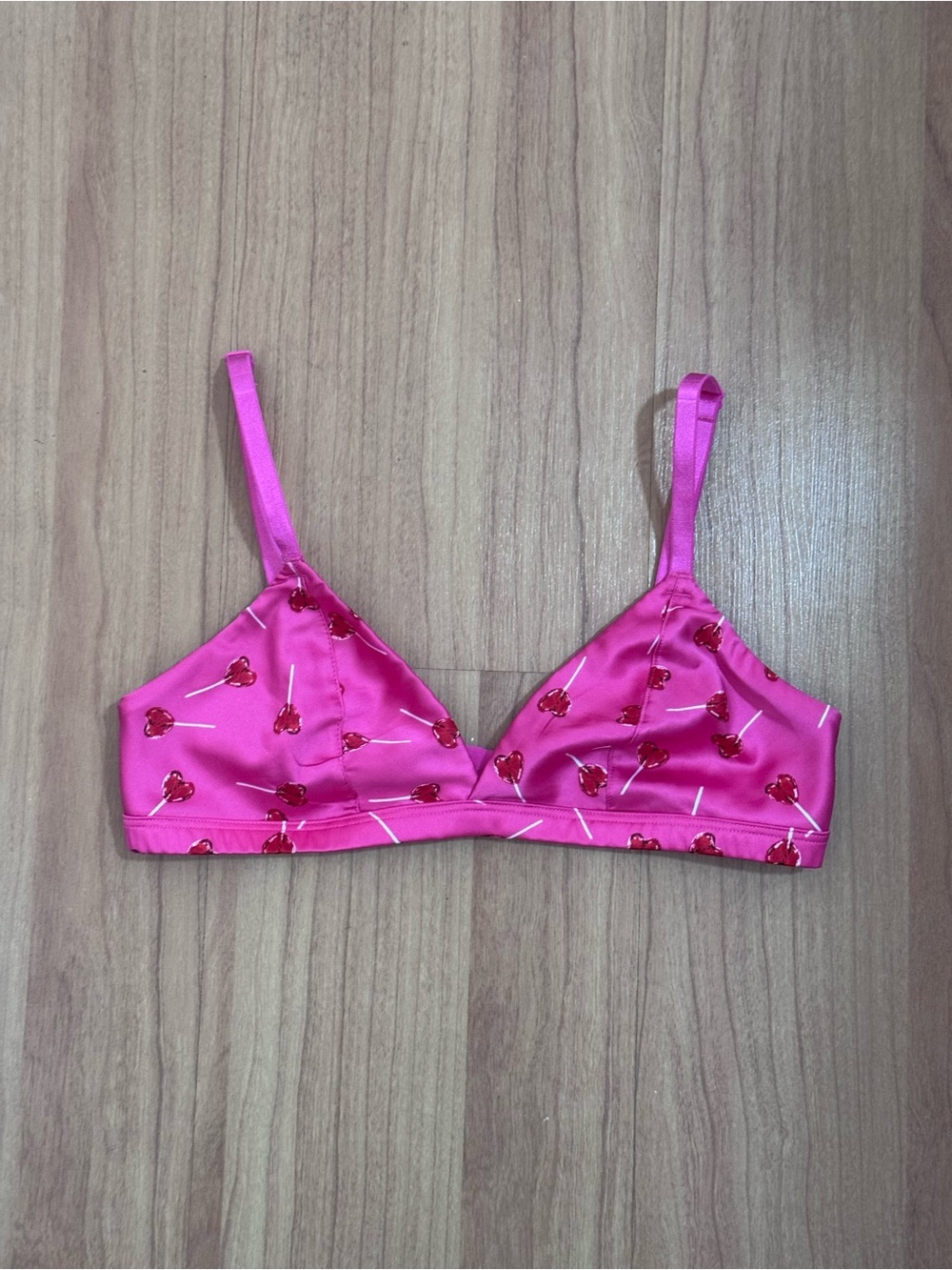 Victoria’s Secret Tease Pink Cherry Lollipop Bralette XS NWOT Y2K